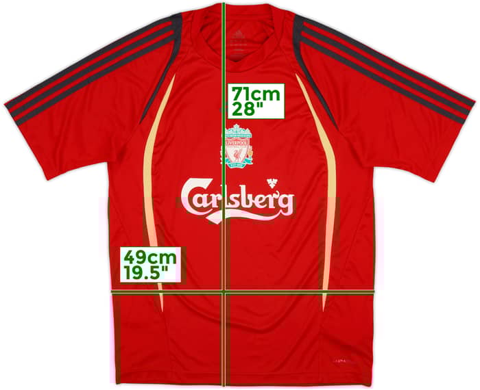 2009-10 Liverpool adidas Training Shirt - 8/10 - (M)