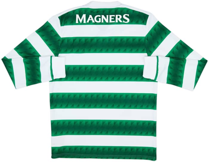 2022-23 Celtic Home L/S Shirt - 8/10 - (M)