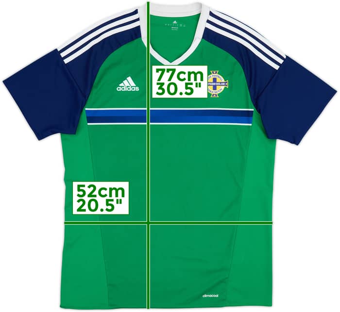 2016-17 Northern Ireland Home Shirt - 6/10 - (L)