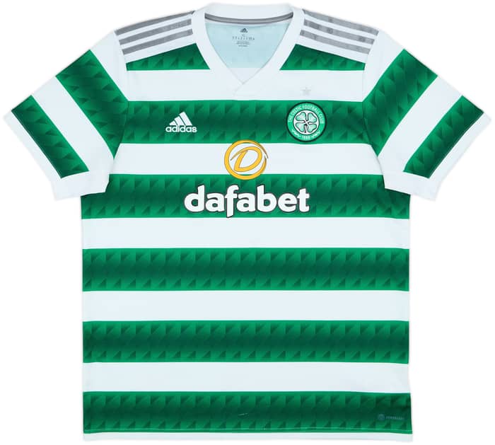 2022-23 Celtic Home Shirt - 8/10 - (XL)