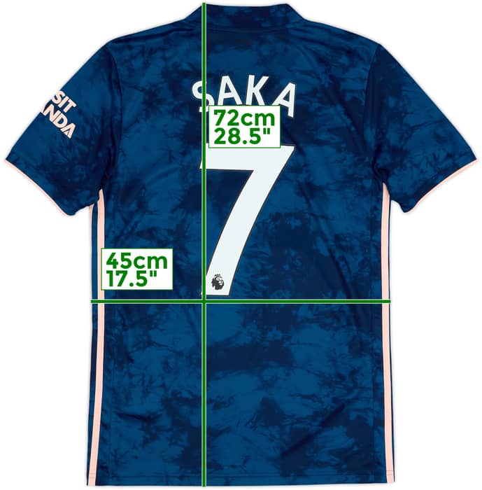 2020-21 Arsenal Third Shirt Saka #7 - 10/10 - (S)
