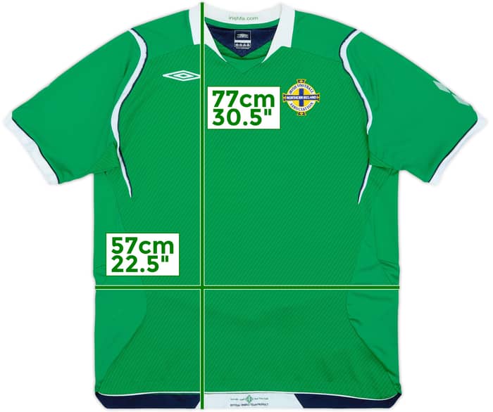 2008-10 Northern Ireland Home Shirt - 8/10 - (XL)