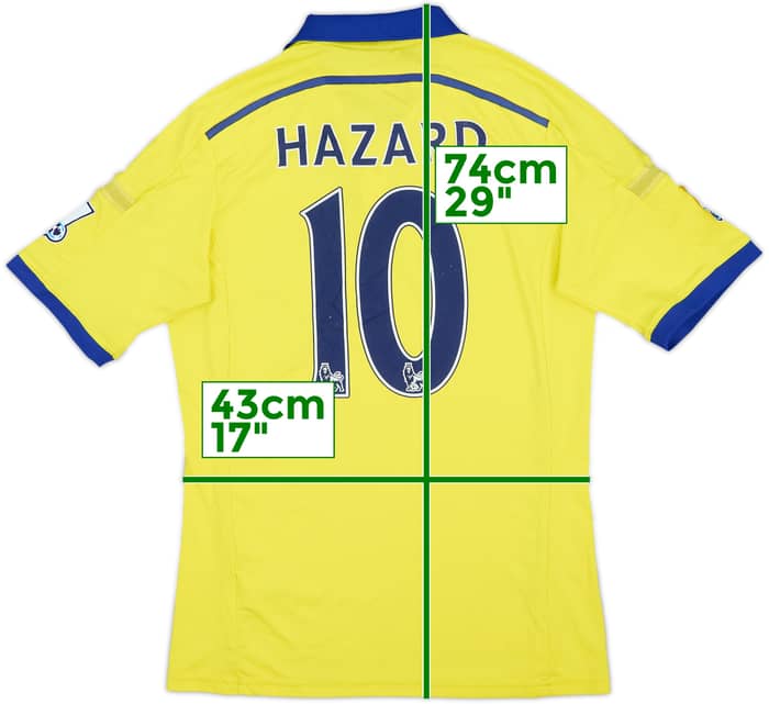 2014-15 Chelsea Away Shirt Hazard #10 - 4/10 - (S)