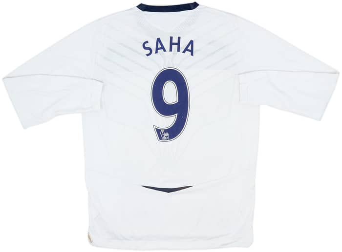 2008-09 Everton Away L/S Shirt Saha #9 - 6/10 - (L)