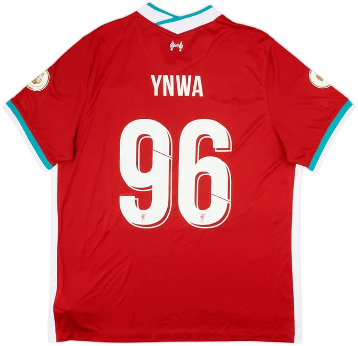 2020-21 Liverpool Home Shirt YNWA #96 - 9/10 - (XXL)