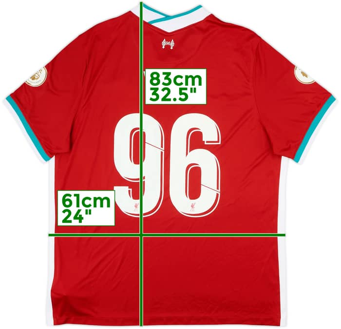 2020-21 Liverpool Home Shirt YNWA #96 - 9/10 - (XXL)