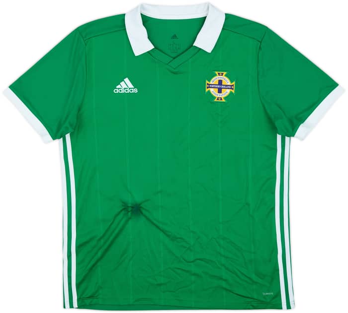 2018-19 Northern Ireland Home Shirt - 3/10 - (L)