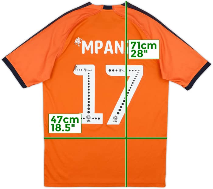 2018-19 Luton Town Home Shirt Mpanzu #17 - 5/10 - (M)