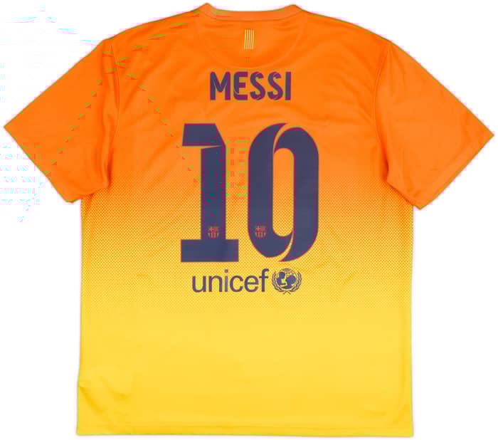 2012-13 Barcelona Basic Away Shirt Messi #10 - 8/10 - (XL)
