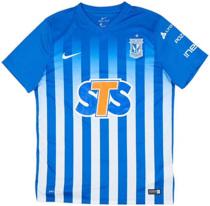 2016-17 Lech Poznan Home Shirt - 8/10 - (L)