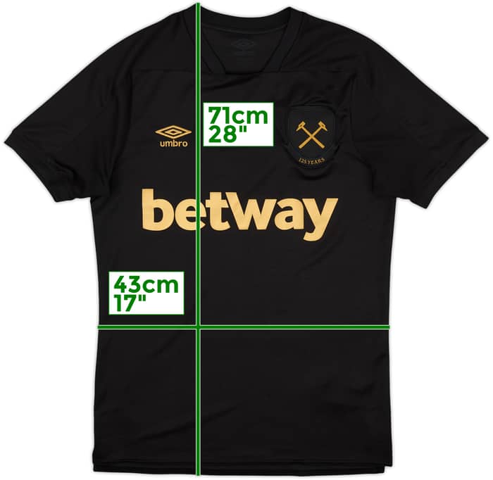 2020-21 West Ham Third Shirt - 8/10 - (S)