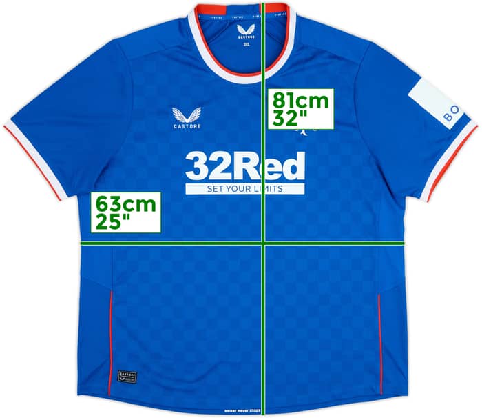 2022-23 Rangers Home Shirt - 9/10 - (3XL)