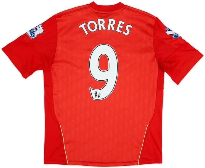 2010-12 Liverpool Home Shirt Torres #9 - 6/10 - (S)
