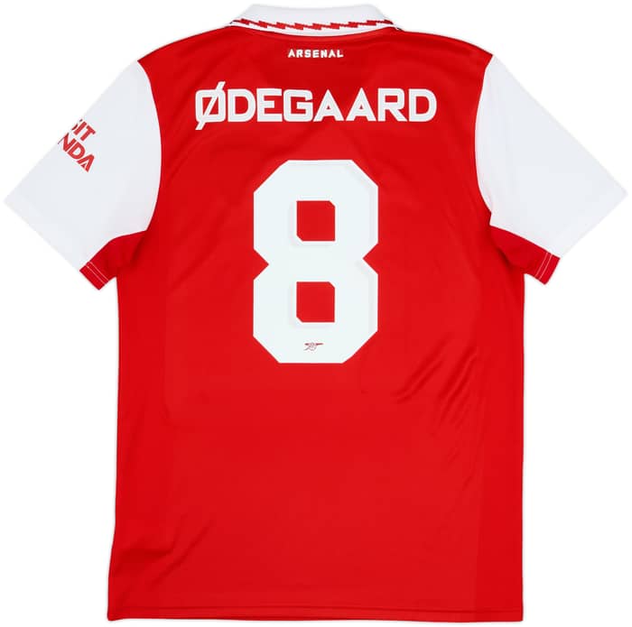 2022-23 Arsenal Home Shirt Odegaard #8 - 10/10 - (M)
