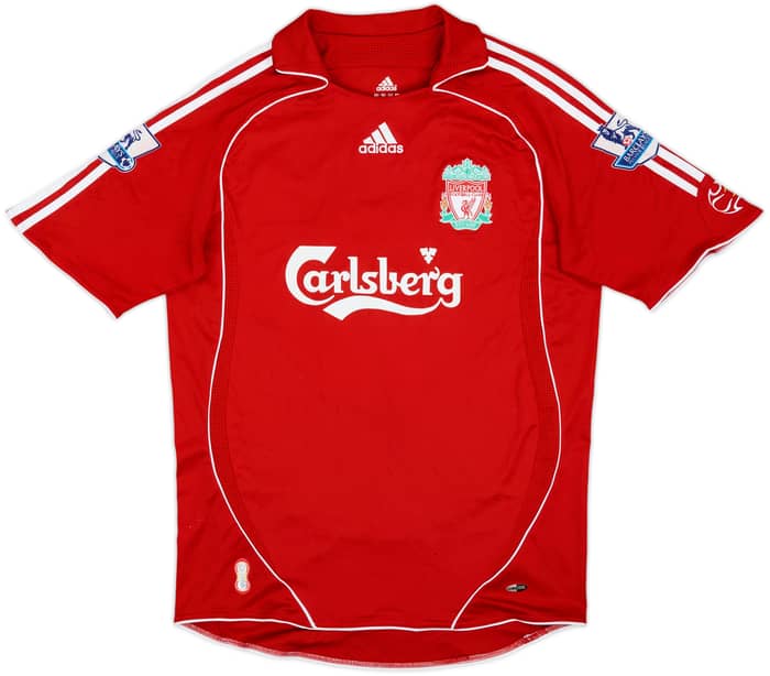 2006-08 Liverpool Home Shirt Gerrard #8 - 6/10 - (M)