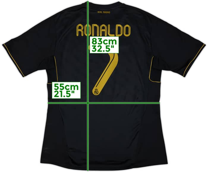 2011-12 Real Madrid Away Shirt Ronaldo #7 - 7/10 - (XL)