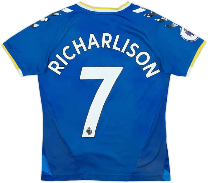 2021-22 Everton Home Shirt Richarlison #7 - 5/10 - (S.Boys)