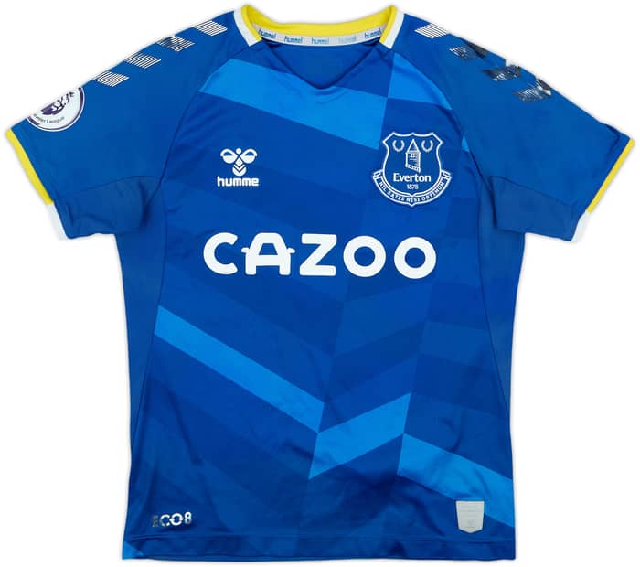 2021-22 Everton Home Shirt Richarlison #7 - 5/10 - (S.Boys)