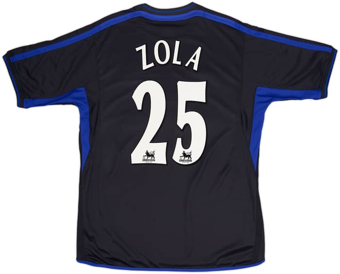 2002-04 Chelsea Away Shirt Zola #25 - 8/10 - (L)