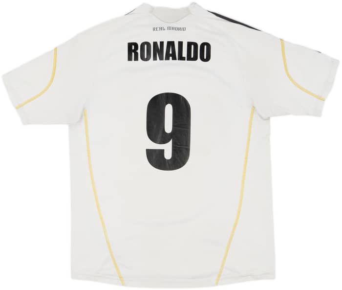 2009-10 Real Madrid Home Shirt Ronaldo #9 - 5/10 - (XL.Boys)
