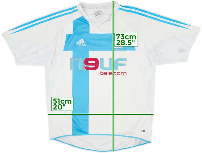 2004-05 Olympique Marseille Home Shirt - 4/10 - (M)