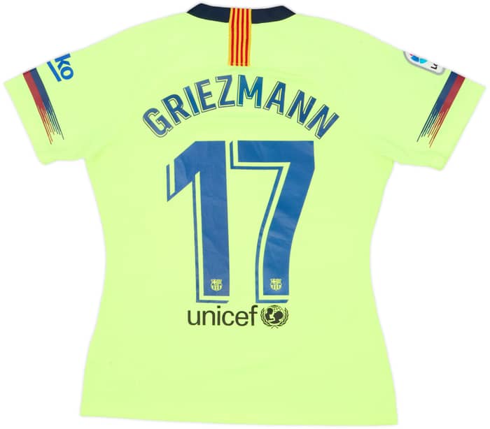 2018-19 Barcelona Away Shirt Griezmann #17 - 5/10 - (Women's M)