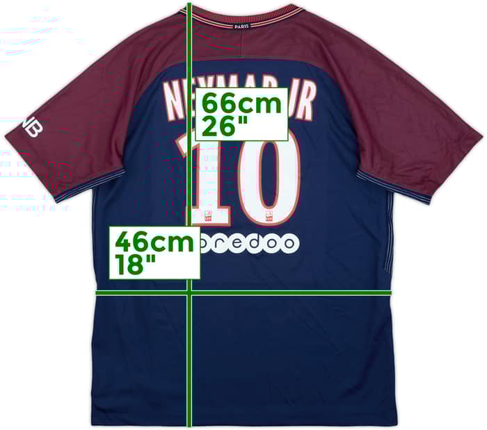 2017-18 Paris Saint-Germain Home Shirt Neymar Jr #10 - 10/10 - (XL.Boys)