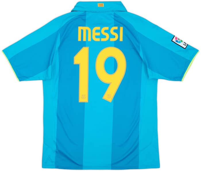 2007-09 Barcelona Away Shirt Messi #19 - 6/10 - (M)