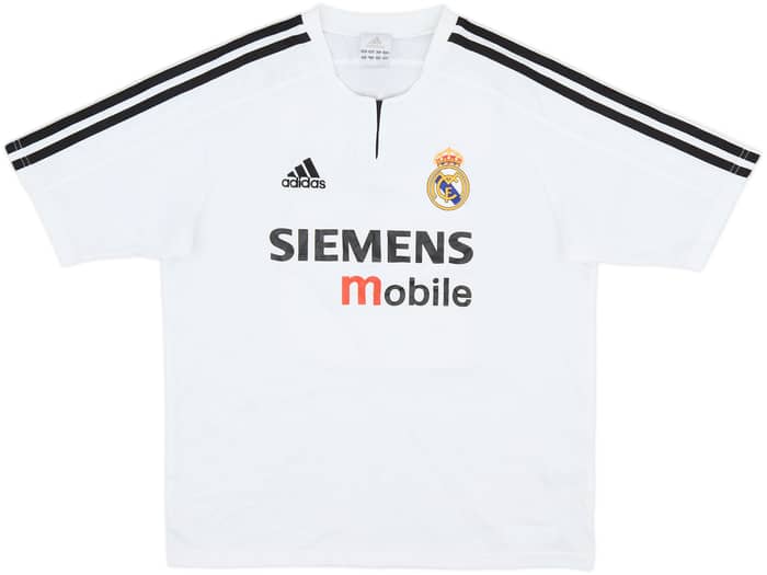 2003-04 Real Madrid Home Shirt Beckham #23 - 4/10 - (L.Boys)