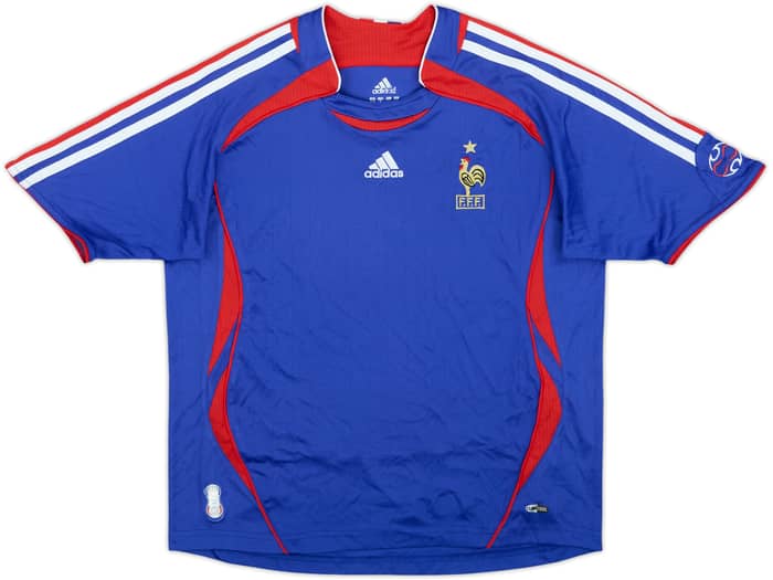 2006-07 France Home Shirt - 8/10 - (M.Boys)