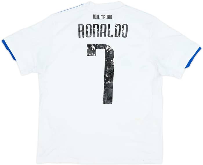 2010-11 Real Madrid Home Shirt Ronaldo #7 - 4/10 - (S.Boys)