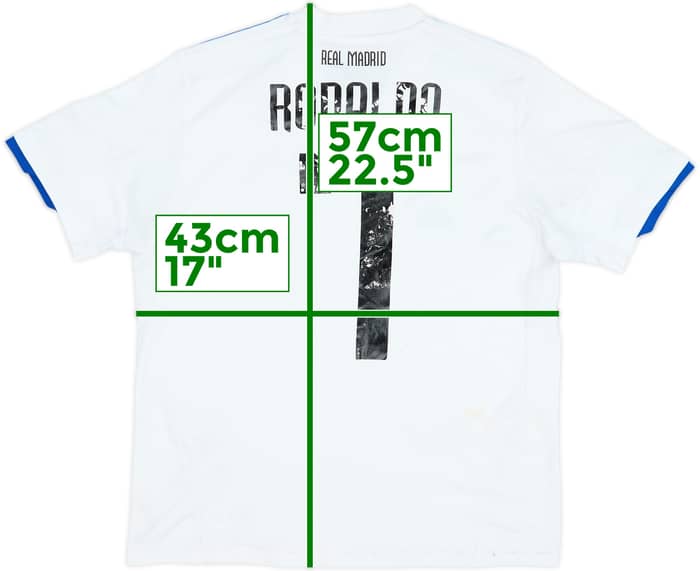 2010-11 Real Madrid Home Shirt Ronaldo #7 - 4/10 - (S.Boys)