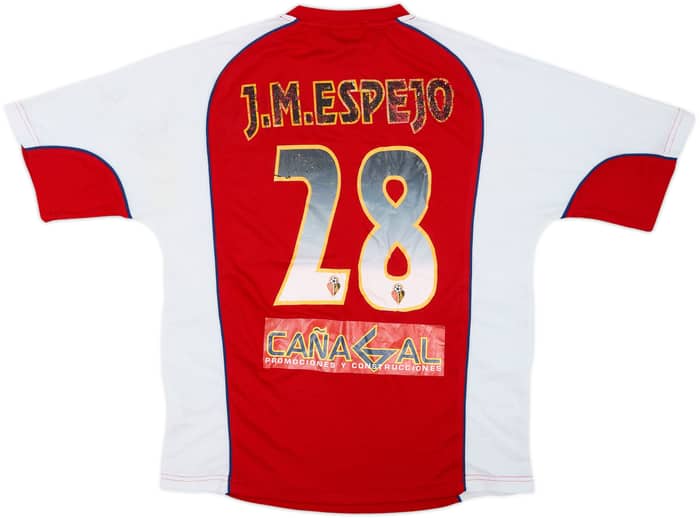 Camiseta de local de la Ciudad de Murcia 2004-05 J.M. Espejo #28 - 5/10 - (M)