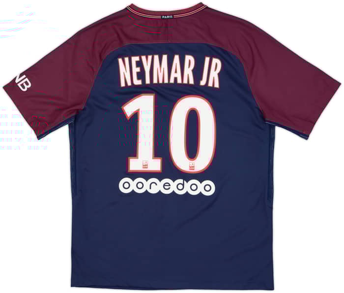 2017-18 Paris Saint-Germain Home Shirt Neymar Jr #10 - 7/10 - (M)
