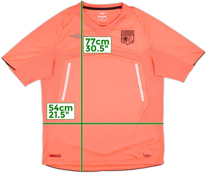 2009-10 Lyon Umbro Training Shirt - 9/10 - (L)