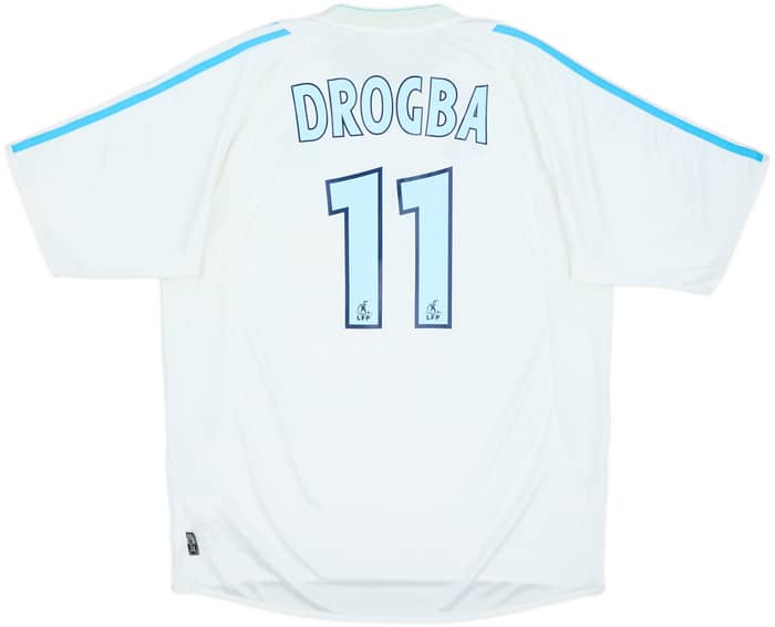 2003-04 Olympique Marseille Home Shirt Drogba #11 - 6/10 - (L)