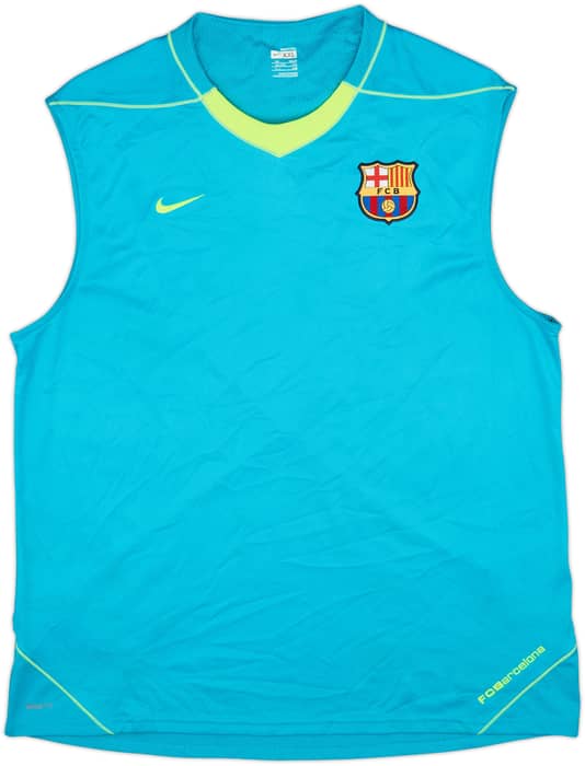 2007-08 Barcelona Nike Training Vest - 8/10 - (XXL)