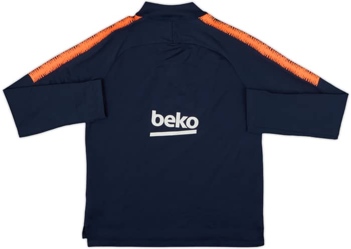2018-19 Barcelona Nike 1/4 Zip Training Top - 8/10 - (L.Boys)