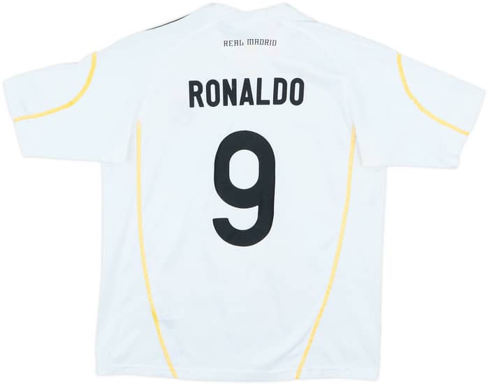 2009-10 Real Madrid Home Shirt Ronaldo #9 - 5/10 - (M.Boys)