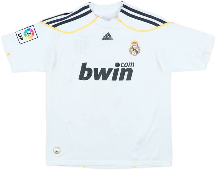 2009-10 Real Madrid Home Shirt Ronaldo #9 - 5/10 - (M.Boys)