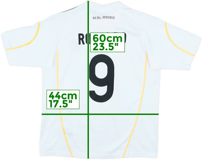 2009-10 Real Madrid Home Shirt Ronaldo #9 - 5/10 - (M.Boys)