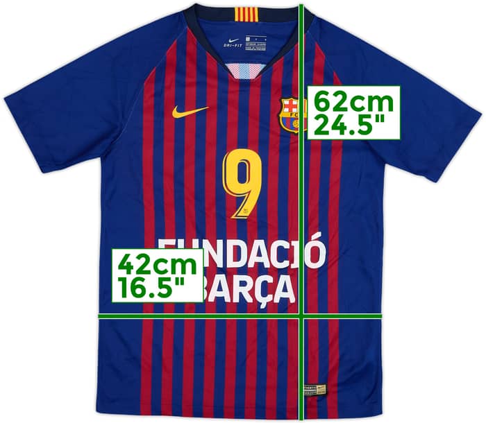 2018-19 Barcelona Rugby Home Shirt #9 - 7/10 - (L.Boys)