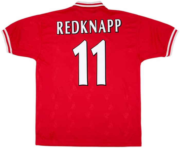1996-98 Liverpool Home Shirt Redknapp #11 - 7/10 - (L)