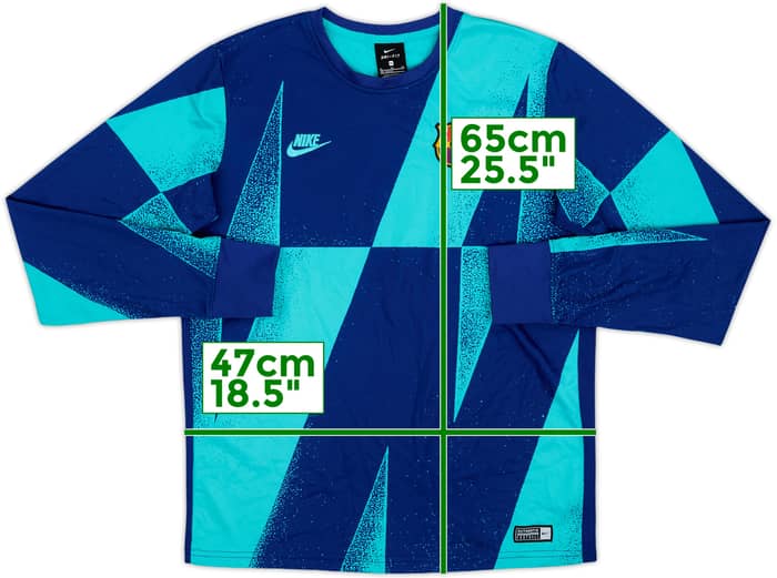 2019-20 Barcelona Nike Sweat Top - 8/10 - (XL.Boys)