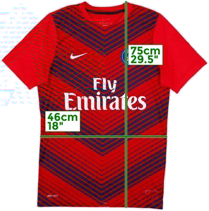 2014-15 Paris Saint-Germain Nike Training Shirt - 5/10 - (M)