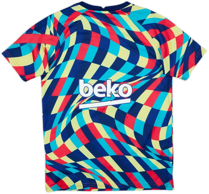 2021-22 Barcelona Nike Training Shirt - 9/10 - (M.Boys)