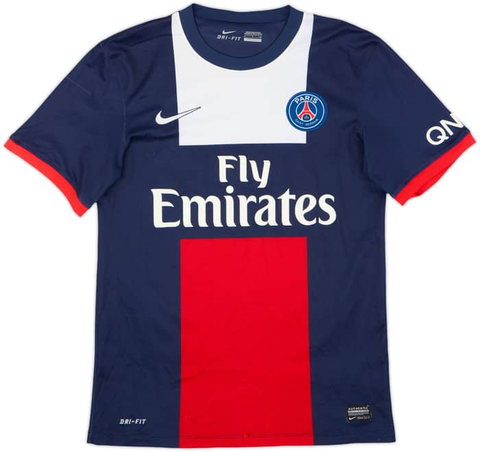 2013-14 Paris Saint-Germain Home Shirt Beckham #32 - 6/10 - (S)