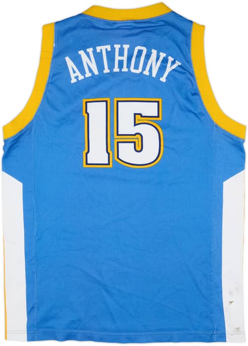2003-10 Denver Nuggets Anthony #15 Champion Away Jersey - 4/10 - (M)