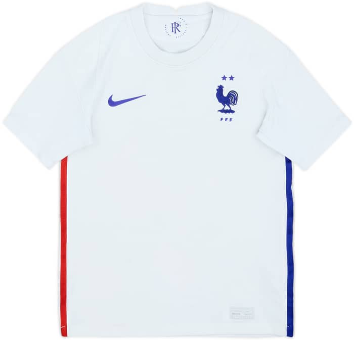 2020-21 France Away Shirt - 5/10 - (M.Boys)