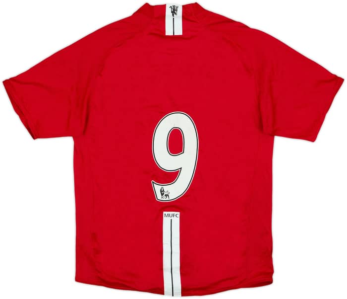 2007-09 Manchester United Home Shirt #9 - 5/10 - (M)